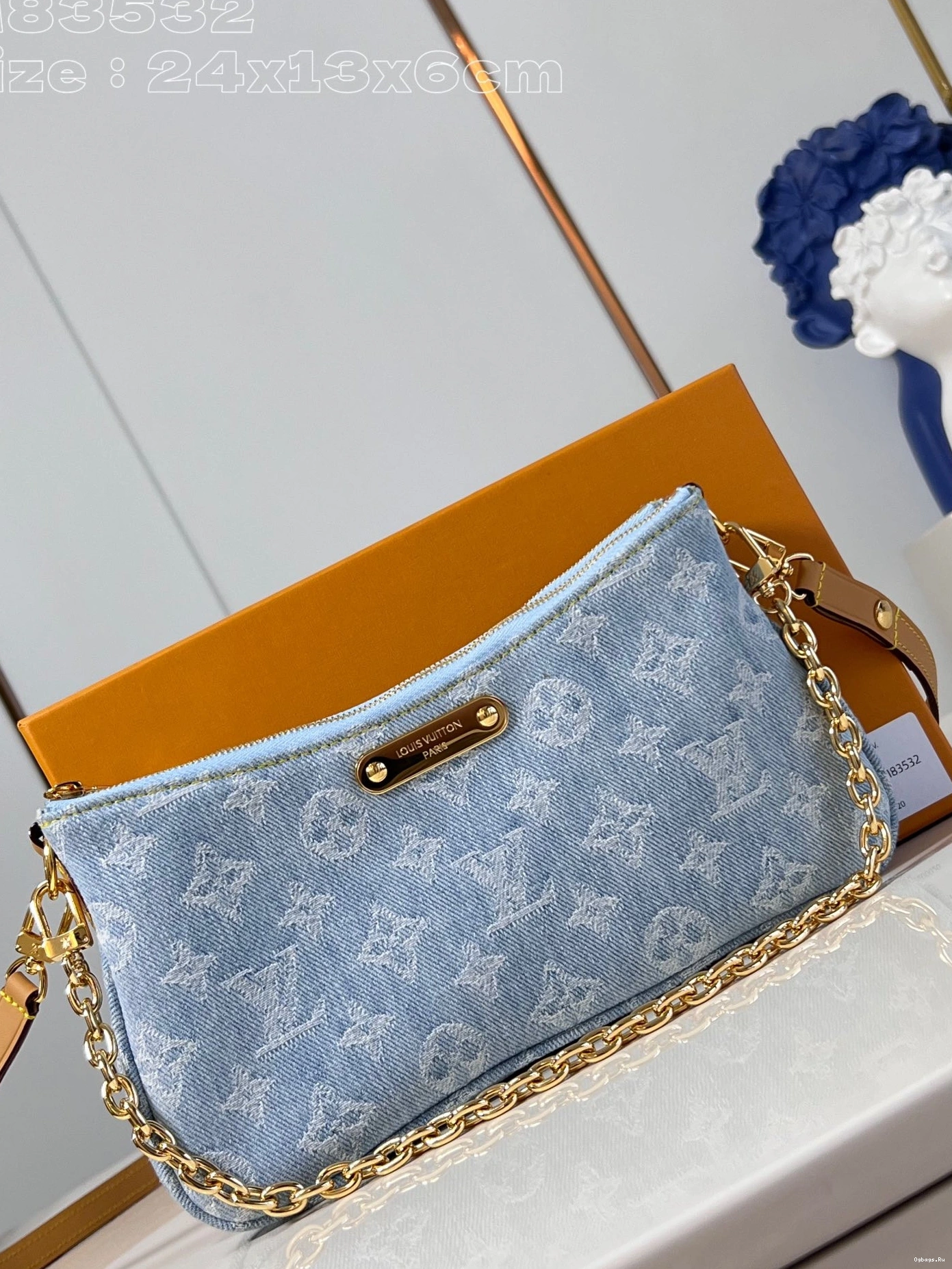 VUITTON pochette double LOUIS -24.5*13.5*6.5CM Liv 0426
